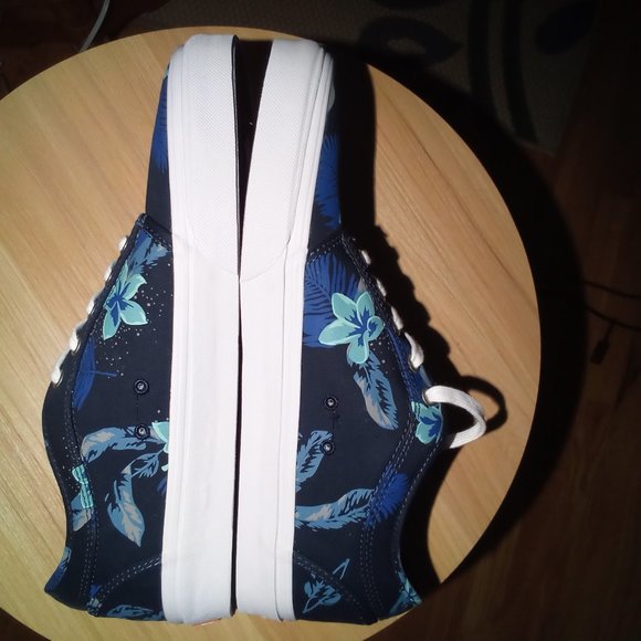VANS MENS SZ 10.5 SNEAKER Custom Palms Blue Print NWOT - Picture 5 of 7
